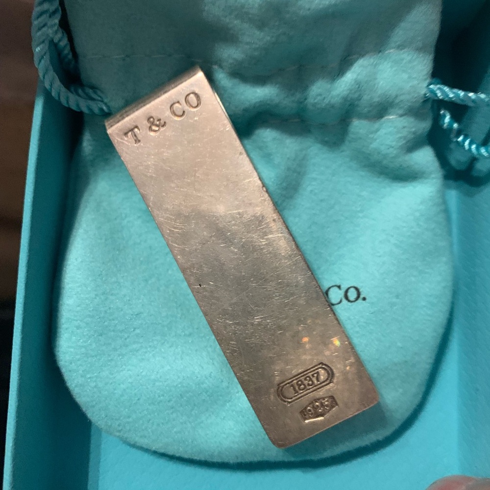 TIFFANY  & Co 1837 Silver Money Clip
